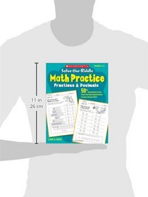 Solve-the-Riddle Math Practice: Fractions & Decimals: 50+ Reproducible Activity Sheets That Help Students Master Fraction & Decimal Skills