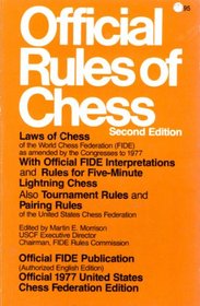 OFFICIAL RULES CHESS (Tartan Paperback)
