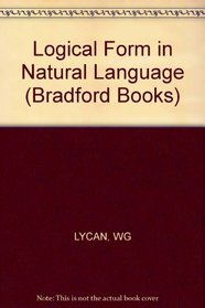 Logical Form In Natural Language (Bradford Books)