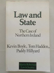 Law and State: Case of Northern Ireland (Law in Society)