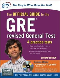 GRE The Official Guide to the Revised General Test with CD-ROM, 2013 Edition