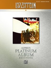 Led Zeppelin II Platinum Drums: Drum Transcriptions (Platinum Editions)