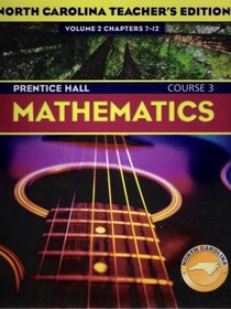 Mathematics Course 3 Vol. 2 Chapters 7-12