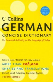 Collins German Concise Dictionary, 4e (HarperCollins Concise Dictionaries)