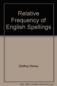 Relative Frequency of English Spellings