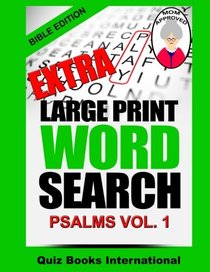 Extra Large Print Word Search Bible Psalms Vol. 1