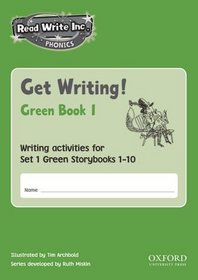 Read Write Inc. Phonics: Get Writing! Green Set 1: Pack of 10 Books