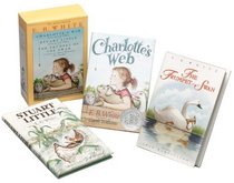 Three Beloved Classics by E.B. White: Charlotte's Web, Stuart Little, and The Trumpet of the Swan (Boxed Set)