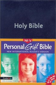 NIRV Personal Gift Bible Leather-Look Navy Case of 28