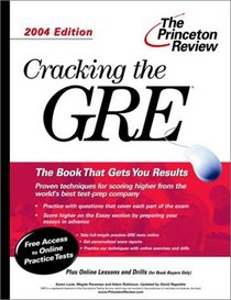Cracking the GRE, 2004 Edition (Cracking the Gre)