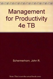 Management for Productivity 4e TB