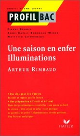Une saison en enfer. Illuminations de Arthur Rimbaud