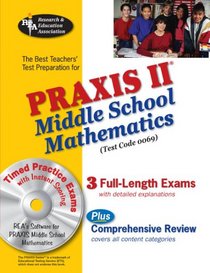 The Best Teachers' Test Preparation for the Praxis II Middle School Mathematics Test (Test Code 0069) (Testware)