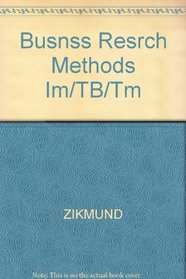 Busnss Resrch Methods Im/TB/Tm