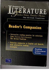 Reader's Companion: The British Tradition, Grade 12, 7th edition