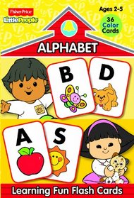 Fisher Price Little People Preschool Flash Cards-Alphabet