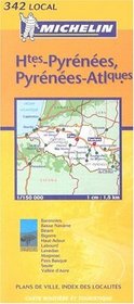 Michelin Hautes-Pyrenees, Pyrenees-Atlantiques: Includes Plans for Pau, Biarritz/Anglet/Bayonne, Tarbes, Lourdes, San Sebastian, Pamplona (Michelin Local France Maps)