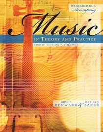 Workbook to accompany Music in Theory and Practice, Volume 1 with Finale Discount Sticker