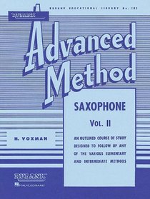Rubank Advanced Method - Saxophone Vol. 2 (Rubank Educational Library)