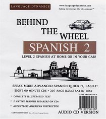 Behind the Wheel Spanish 2 (8 Level Two Multi-Track CDs)