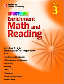 Spectrum Enrichment Math and Reading, Grade 3
