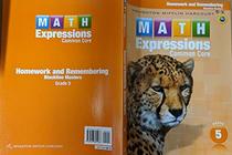 Math Expressions: Homework & Remembering Black Line Masters Grade 5