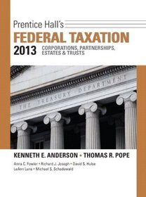 Prentice Hall's Federal Taxation 2013 Corporations, Partnerships, Estates & Trusts Plus NEW MyAccountingLab with Pearson eText -- Access Card Package (26th Edition)