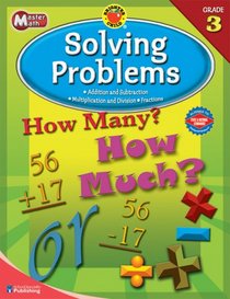 Master Math Solving Problems, Grade 3 (Brighter Child Workbooks)