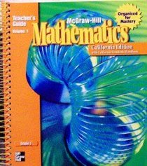 California Mathematics, Teacher's Guide, Grade 3, Volume 1