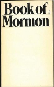 [1977 White Paperback Edition] The Book of Mormon; An Account Written by the Hand of Mormon...