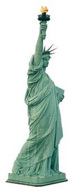 Statue of Liberty Shape Stickers
