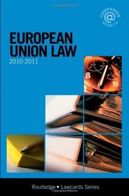 European Union Lawcards 2010-2011 (Law Cards)