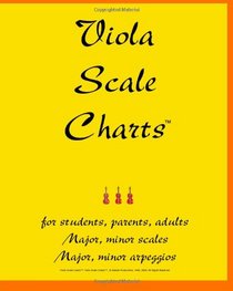 Viola Scale Charts: For Students, Parents, Adults