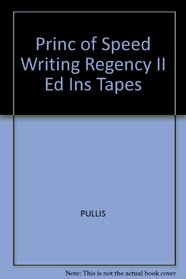 Princ of Speed Writing Regency II Ed Ins Tapes