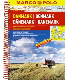 Denmark Marco Polo Road Atlas: 1:200 000