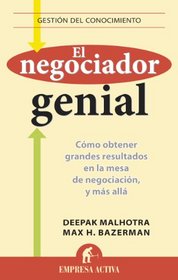El negociador genial / Negotiation Genius (Spanish Edition)