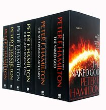 Peter F Hamilton Collection Void Trilogy and Nights Dawn Trilogy Series 6 Books Set (The Dreaming Void, The Temporal Void, Evolutionary Void, Reality Dysfunction, Neutronium Alchemist, Naked God)