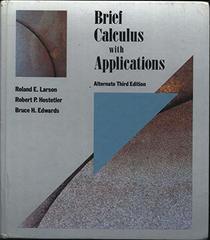 Brief Calculus with Applications