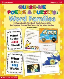 Word Families (Guess-Me Poems & Puzzles, Grades 1-3)