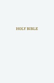 KJV, Gift and Award Bible, Leather-Look, White, Red Letter Edition, Comfort Print