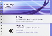 P4 Advanced Financial Management AFM: Pocket Notes (Acca Pocket Notes)