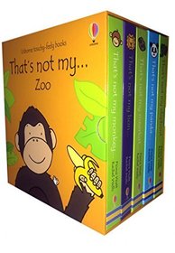 Usborne Thats Not My Zoo Collection 5 Books Box Set (Wildlife Animals) (Thats not my Meerkat, Thats not my Elephant, Thats not my Lion, Thats not my Monkey, Thats not my Panda)
