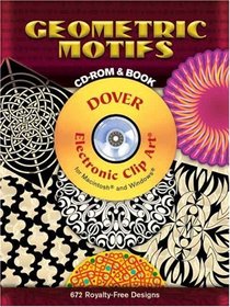 Geometric Motifs CD-ROM and Book (Electronic Clip Art)