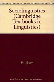 Sociolinguistics (Cambridge Textbooks in Linguistics)