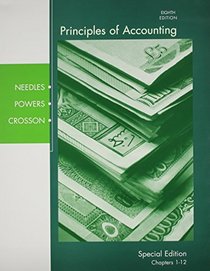 Principles Of Accounting, Volume 1, chapters 1 to 12 , student C D rom, Excel C D, with Smarthinking, Custom Publication