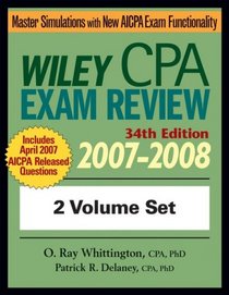 Wiley CPA Examination Review 2007-2008, Set (Wiley Cpa Examination Review)