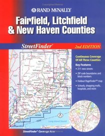 Rand McNally 2004 Fairfield, Litchfield & New Haven Counties: Streetfinder