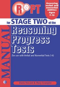 Reasoning Progress Tests: Manual Stage 2