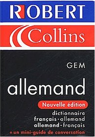 Robert Collins MINI allemand -  Dictionnaire francais-allemand / allemand-francais  (French & German GEM Pocket Dictionary)