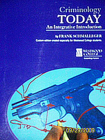 Criminology Today An Integrative Introduction